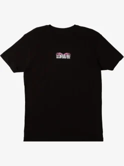 Shop Quiksilver See Through T-Shirt Black