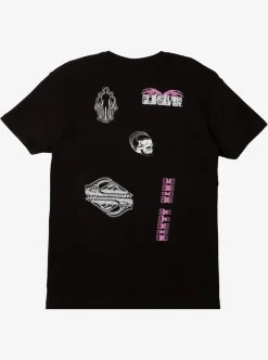 Shop Quiksilver See Through T-Shirt Black