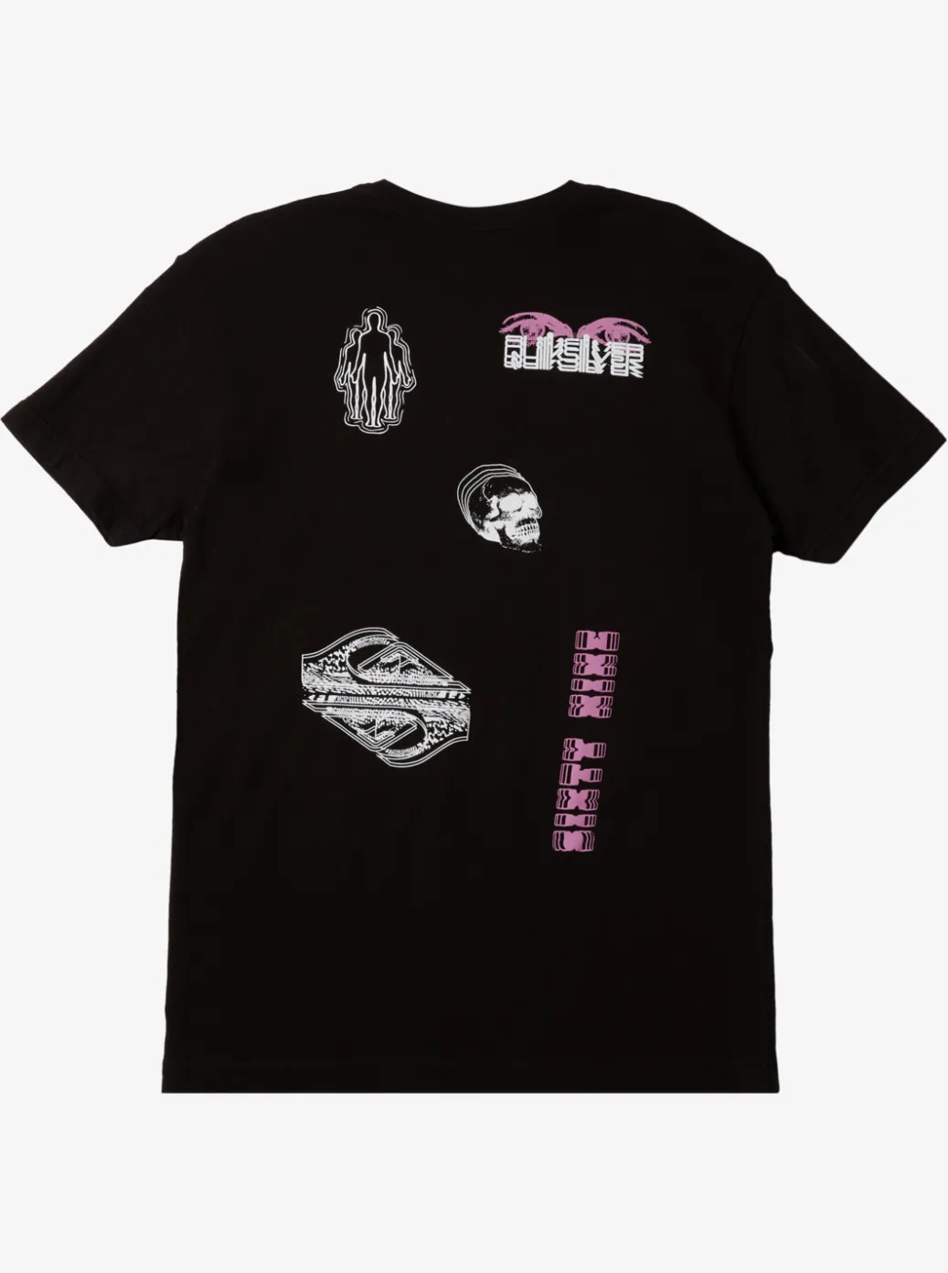 Shop Quiksilver See Through T-Shirt Black