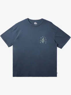 Online Quiksilver Silver Lining T-Shirt Dark Slate