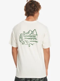 Best Sale Quiksilver Silver Lining T-Shirt Birch