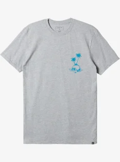 Store Quiksilver Skull Island T-Shirt Athletic Heather