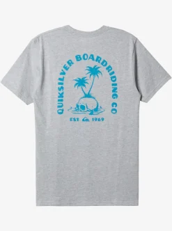 Store Quiksilver Skull Island T-Shirt Athletic Heather
