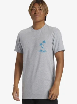 Store Quiksilver Skull Island T-Shirt Athletic Heather