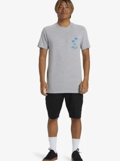 Store Quiksilver Skull Island T-Shirt Athletic Heather