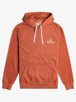 Fashion Quiksilver Slab Hoodie Baked Clay