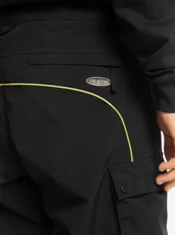 Discount Quiksilver Snow Down Cargo Technical Snow Pants True Black