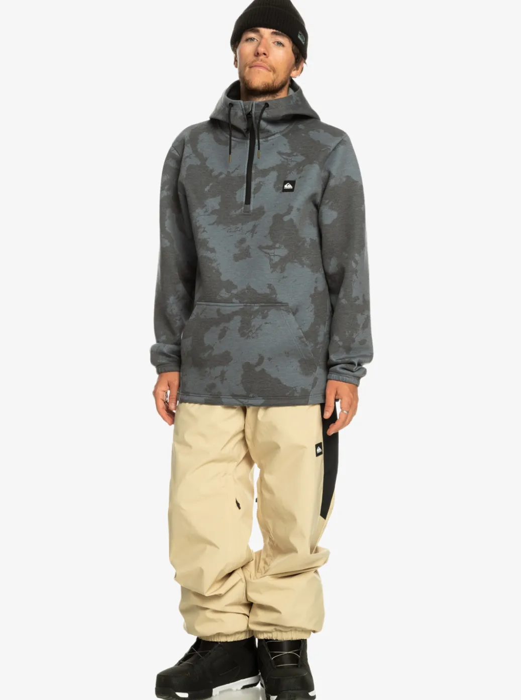 Discount Quiksilver Snow Down Technical Snow Pants Pale Khaki