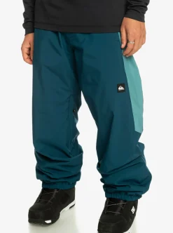 Flash Sale Quiksilver Snow Down Technical Snow Pants Majolica Blue