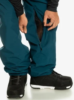 Flash Sale Quiksilver Snow Down Technical Snow Pants Majolica Blue