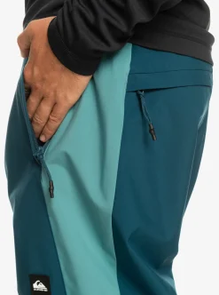 Flash Sale Quiksilver Snow Down Technical Snow Pants Majolica Blue