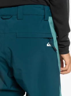 Flash Sale Quiksilver Snow Down Technical Snow Pants Majolica Blue