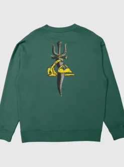 Cheap Quiksilver Sof Sweatshirt Smoke Pine