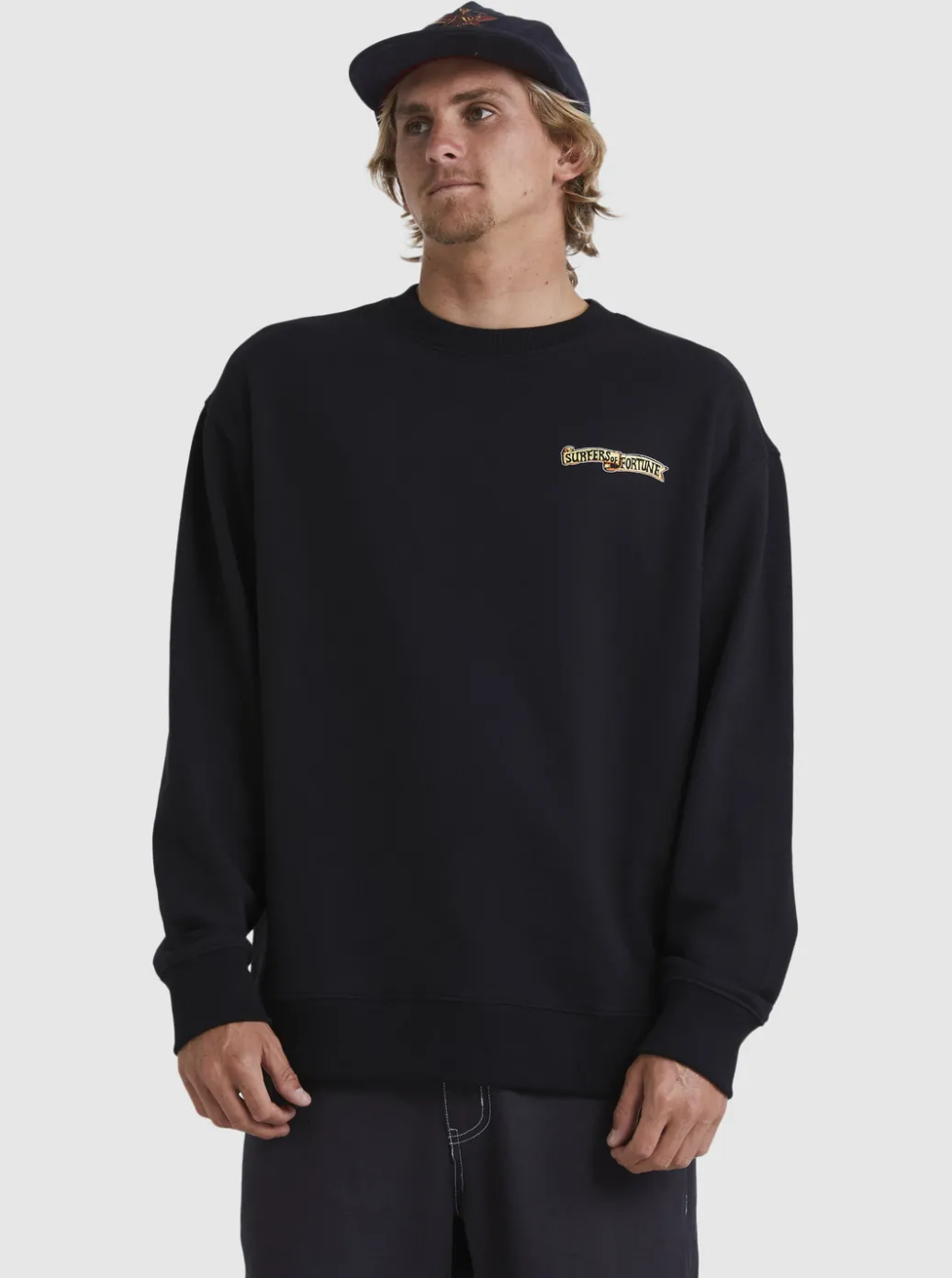 Shop Quiksilver Sof Sweatshirt Black