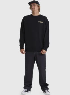 Shop Quiksilver Sof Sweatshirt Black
