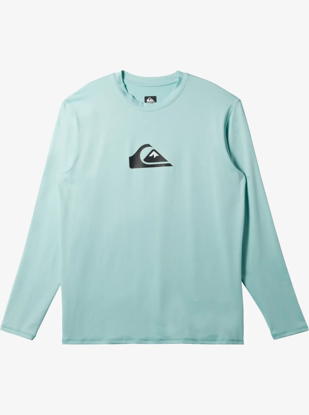 Sale Quiksilver Solid Streak Long Sleeve Upf 50 Surf Tee Pastel Turquoise