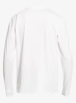 Flash Sale Quiksilver Solid Streak Long Sleeve Upf 50 Surf Tee White