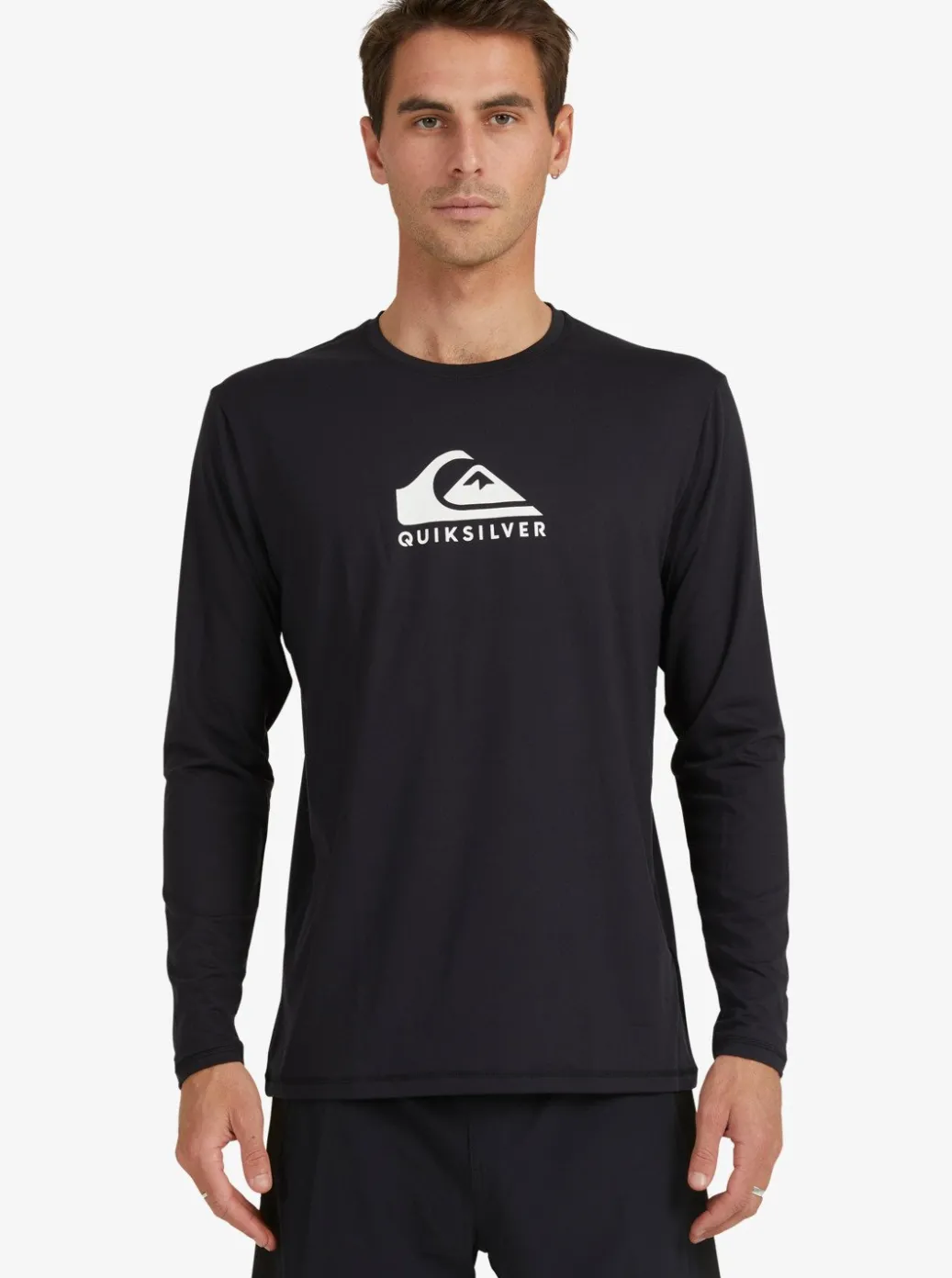 Flash Sale Quiksilver Solid Streak Long Sleeve Upf 50 Surf T-Shirt Black