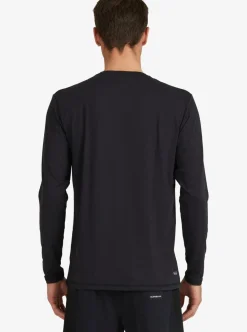 Flash Sale Quiksilver Solid Streak Long Sleeve Upf 50 Surf T-Shirt Black