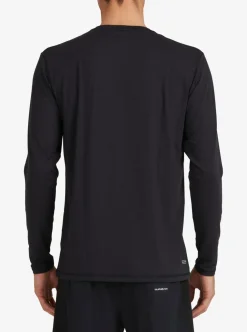 Flash Sale Quiksilver Solid Streak Long Sleeve Upf 50 Surf T-Shirt Black