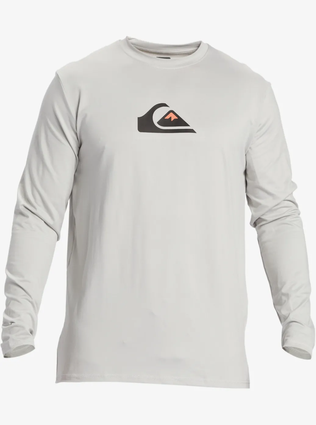 Best Quiksilver Solid Streak Long Sleeve Upf 50 Surf Tee Gray Violet