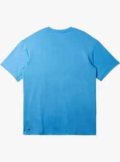 Fashion Quiksilver Solid Streak Short Sleeve Upf 50 Surf Tee Azure Blue