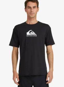 Flash Sale Quiksilver Solid Streak Short Sleeve Upf 50 Surf T-Shirt Black