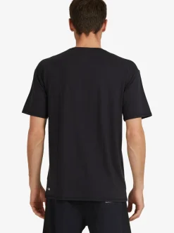 Flash Sale Quiksilver Solid Streak Short Sleeve Upf 50 Surf T-Shirt Black