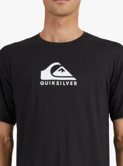 Flash Sale Quiksilver Solid Streak Short Sleeve Upf 50 Surf T-Shirt Black