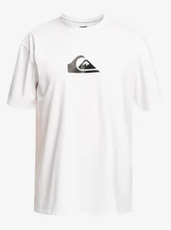 Hot Quiksilver Solid Streak Short Sleeve Upf 50 Surf Tee White