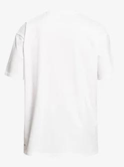 Hot Quiksilver Solid Streak Short Sleeve Upf 50 Surf Tee White
