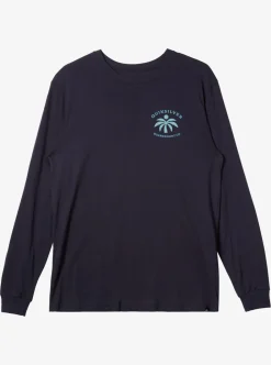 Cheap Quiksilver Solo Arbol Long Sleeve T-Shirt Navy Blazer