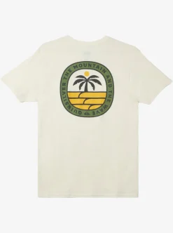 Fashion Quiksilver Solo Arbol T-Shirt Birch
