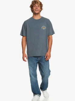 Shop Quiksilver State Of Mind T-Shirt Dark Slate