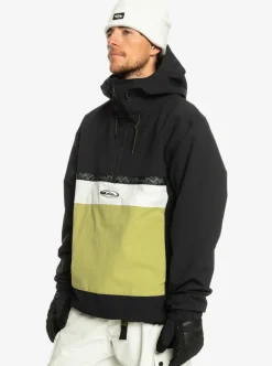 Cheap Quiksilver Steeze Technical Snow Jacket True Black