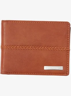 Sale Quiksilver Stitchy Tri-Fold Wallet Rubber