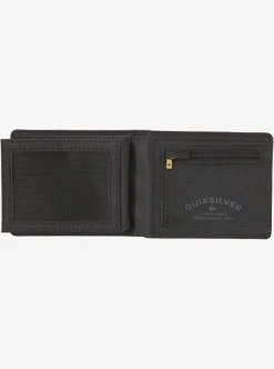 Cheap Quiksilver Stitchy Tri-Fold Wallet Chocolate Brown