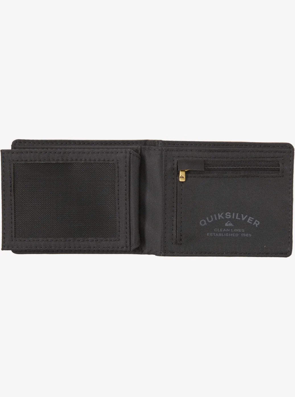 Cheap Quiksilver Stitchy Tri-Fold Wallet Chocolate Brown