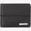 Sale Quiksilver Stitchy Tri-Fold Wallet Black Black