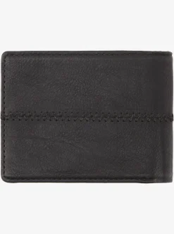 Sale Quiksilver Stitchy Tri-Fold Wallet Black Black