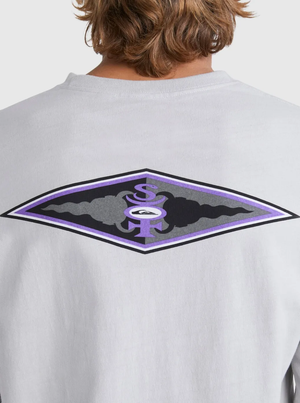 Best Quiksilver Stretch Long Sleeve T-Shirt Gray Violet