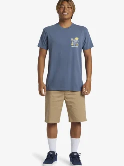 Flash Sale Quiksilver Summer Hope T-Shirt Bering Sea