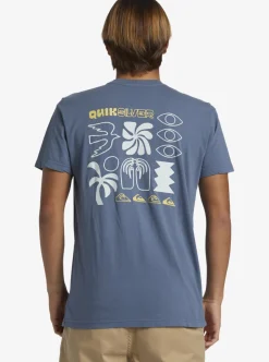 Flash Sale Quiksilver Summer Hope T-Shirt Bering Sea