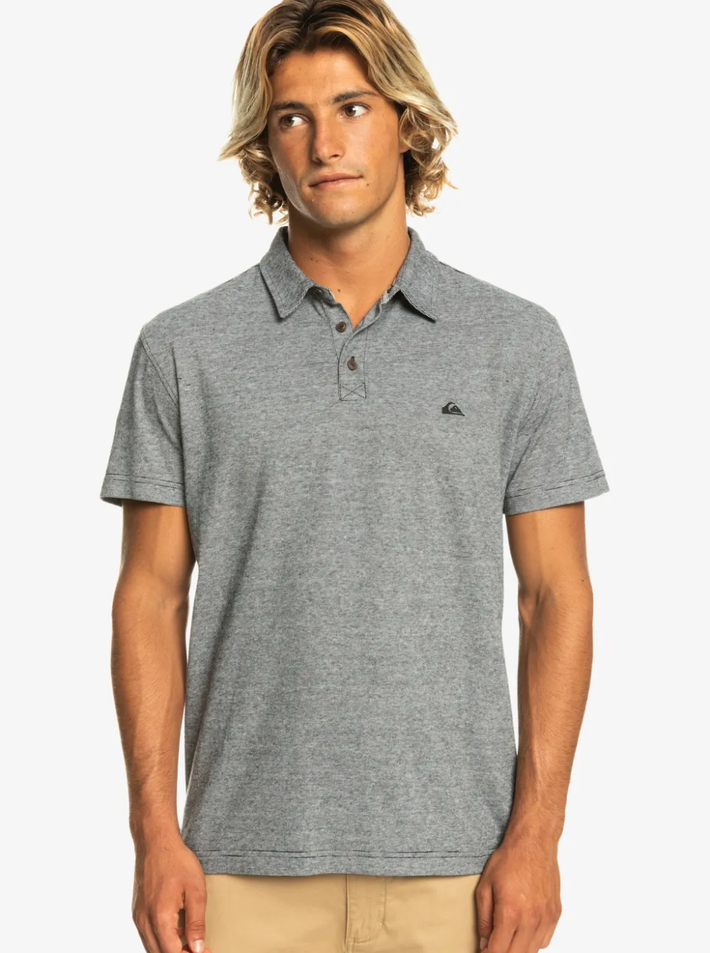 Best Sale Quiksilver Sunset Cruise Short Sleeve Polo Shirt Black