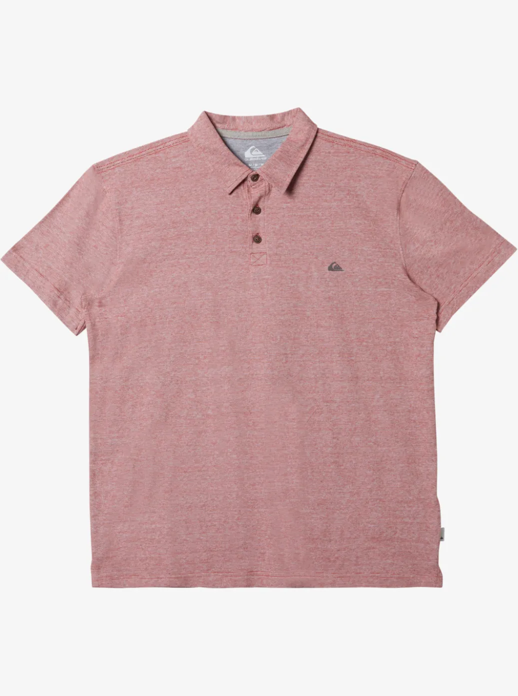 Shop Quiksilver Sunset Cruise Short Sleeve Polo Shirt Red Ochre