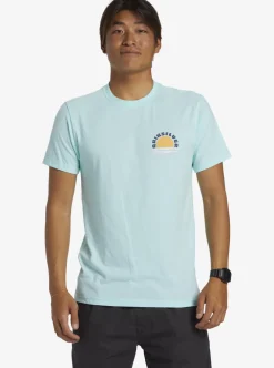 Best Sale Quiksilver Sunset Dreams T-Shirt Beach Glass Heather