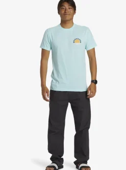 Best Sale Quiksilver Sunset Dreams T-Shirt Beach Glass Heather