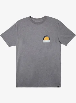 Cheap Quiksilver Sunset Dreams T-Shirt Medium Grey Heather