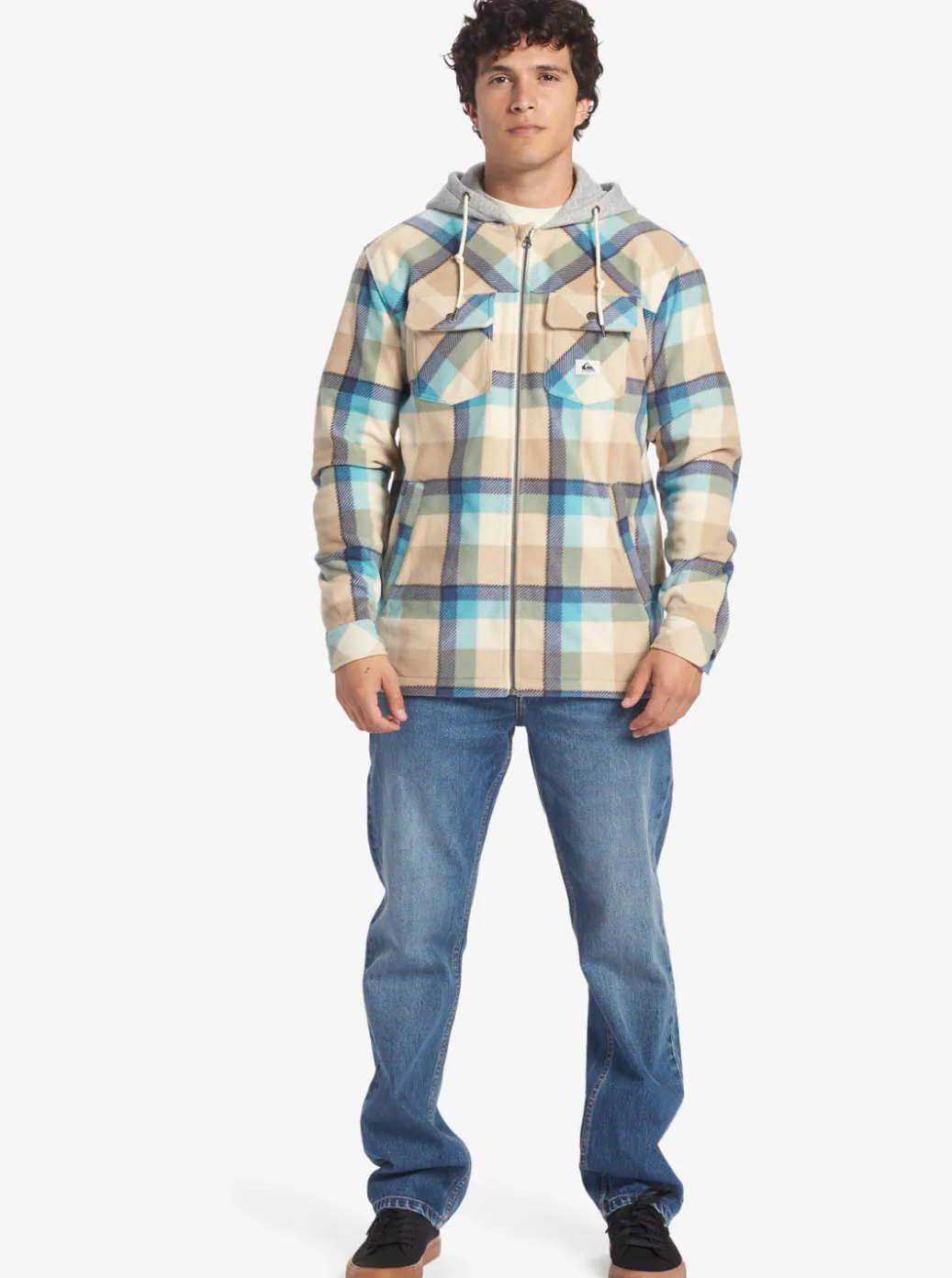 Store Quiksilver Super Swell Zip-Up Hoodie Birch Super Swell