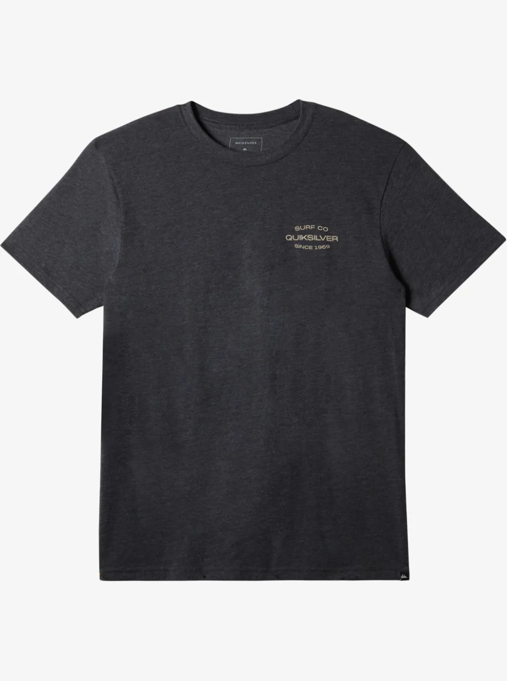 Best Quiksilver Surf Lockup T-Shirt Charcoal Heather